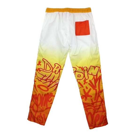 Savage Life Drawstring Graffitti Windbreaker Sports Athletic Pants sz 2XL - Picture 3 of 3